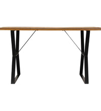 Esstisch 140x80x76 cm Altholz Massiv