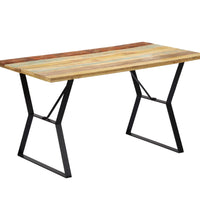 Esstisch 140x80x76 cm Altholz Massiv