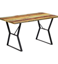 Esstisch 140x80x76 cm Altholz Massiv