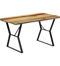 Esstisch 140x80x76 cm Altholz Massiv