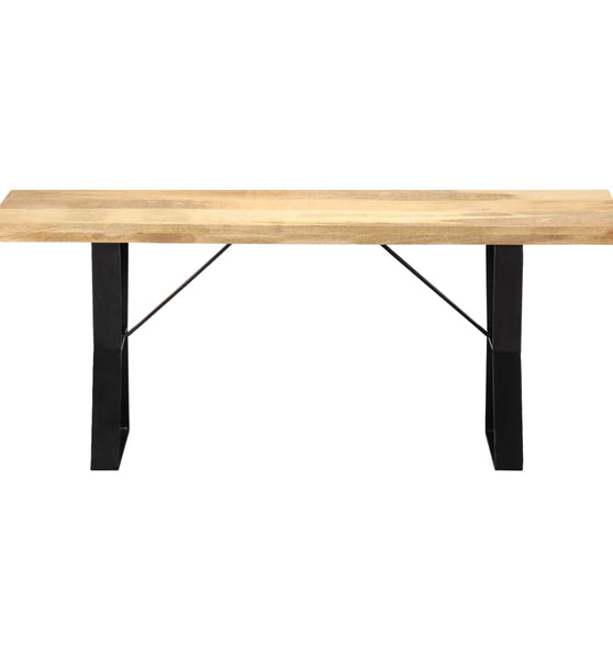 Sitzbank 110 cm Massivholz Mango