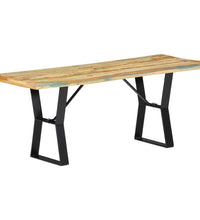 Sitzbank 110 cm Altholz Massiv