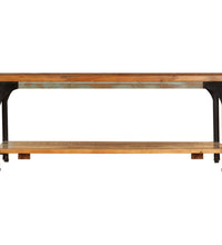Couchtisch mit Ablage 100x60x35 cm Altholz Massiv