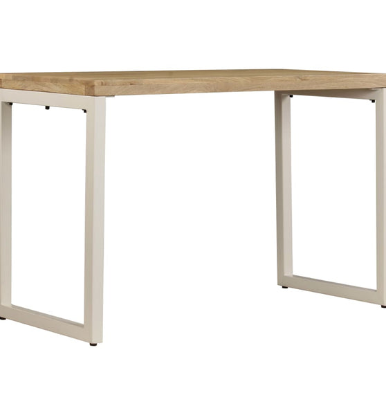 Esstisch 115x55x76 cm Massivholz Mango und Stahl