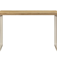 Esstisch 115x55x76 cm Massivholz Mango und Stahl