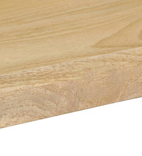 Esstisch 115x55x76 cm Massivholz Mango und Stahl