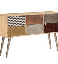 Sideboard 120 x 30 x 75 cm Massivholz Mango