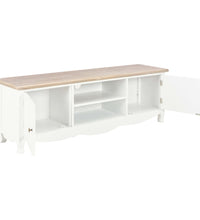 TV-Schrank Weiß 120×30×40 cm Holz