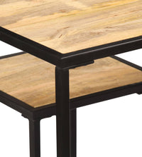 3-tlg. Essgruppe Massivholz Mango