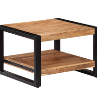 Couchtisch 60x60x40 cm Massivholz Akazie