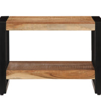 Couchtisch 60x60x40 cm Massivholz Akazie