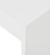 Bartisch mit Regal Weiß 110x50x103 cm