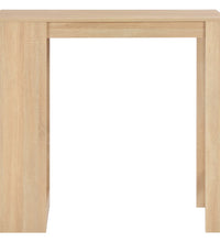 Bartisch mit Regal Eichenbraun 110x50x103 cm