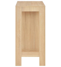 Bartisch mit Regal Eichenbraun 110x50x103 cm