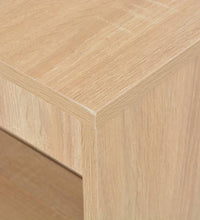 Bartisch mit Regal Eichenbraun 110x50x103 cm