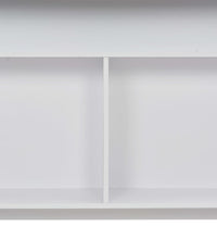 Bartisch mit 2 Tischplatten Weiß 130x40x120 cm