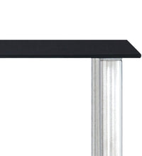 Küchenregal Schwarz 45×16×26 cm Hartglas