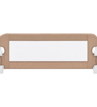 Kleinkind-Bettschutzgitter Taupe 102x42 cm Polyester