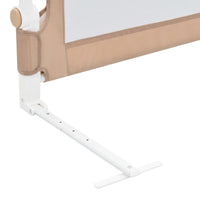 Kleinkind-Bettschutzgitter Taupe 102x42 cm Polyester