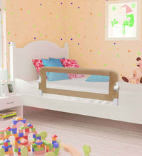 Kleinkind-Bettschutzgitter Taupe 102x42 cm Polyester