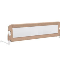 Kleinkind-Bettschutzgitter Taupe 150x42 cm Polyester