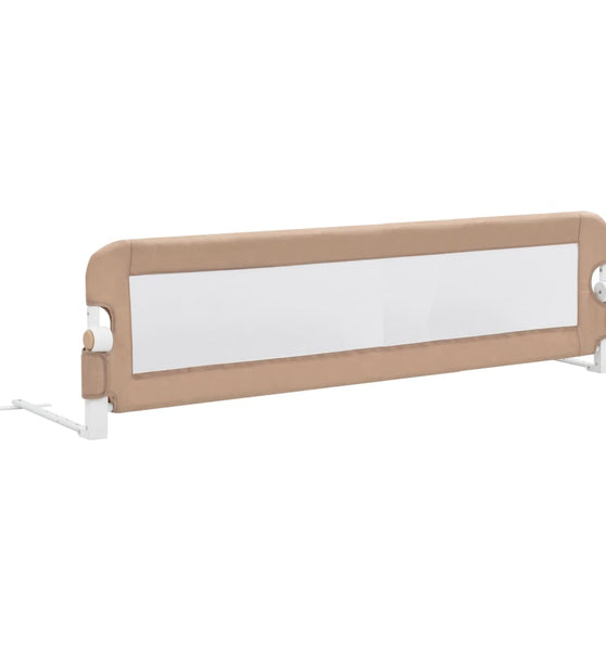 Kleinkind-Bettschutzgitter Taupe 150x42 cm Polyester