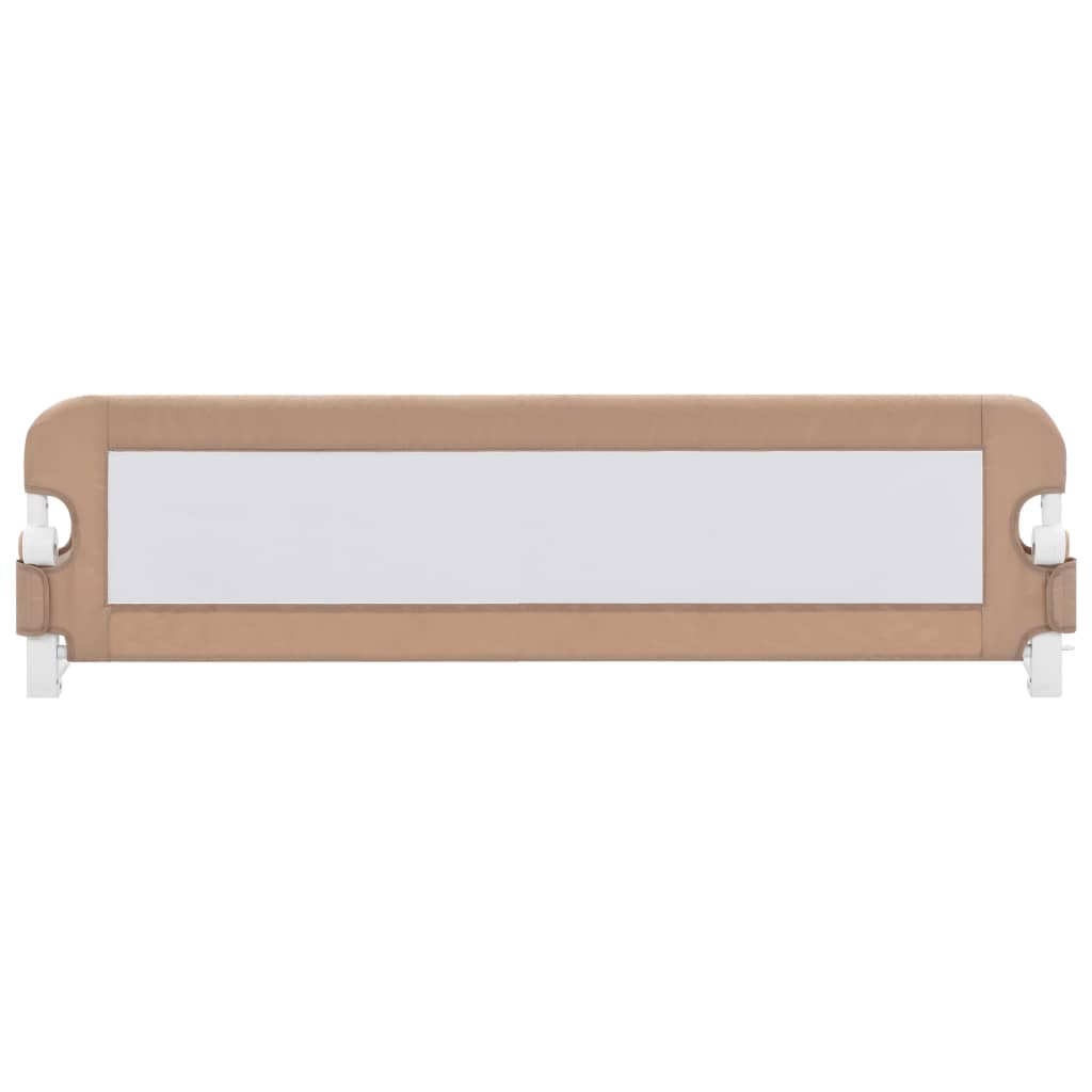 Kleinkind-Bettschutzgitter Taupe 150x42 cm Polyester