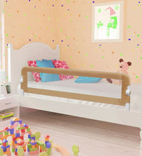 Kleinkind-Bettschutzgitter Taupe 150x42 cm Polyester
