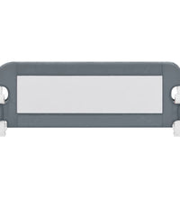 Kleinkind-Bettschutzgitter Grau 102x42 cm Polyester
