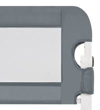 Kleinkind-Bettschutzgitter Grau 102x42 cm Polyester