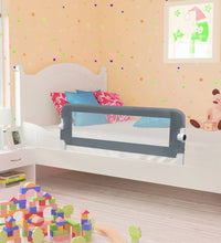 Kleinkind-Bettschutzgitter Grau 102x42 cm Polyester