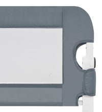 Kleinkind-Bettschutzgitter Grau 150x42 cm Polyester