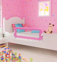Kleinkind-Bettschutzgitter Rosa 120x42 cm Polyester