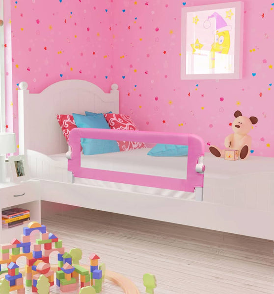 Kleinkind-Bettschutzgitter Rosa 120x42 cm Polyester