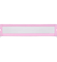 Kleinkind-Bettschutzgitter Rosa 180x42 cm Polyester