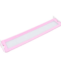 Kleinkind-Bettschutzgitter Rosa 180x42 cm Polyester