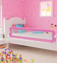 Kleinkind-Bettschutzgitter Rosa 180x42 cm Polyester