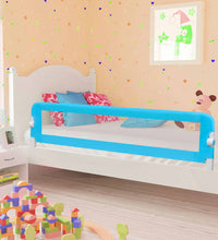 Kleinkind-Bettschutzgitter Blau 180x42 cm Polyester