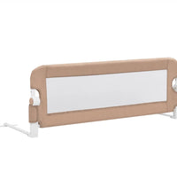 Kleinkind-Bettschutzgitter Taupe 120x42 cm Polyester