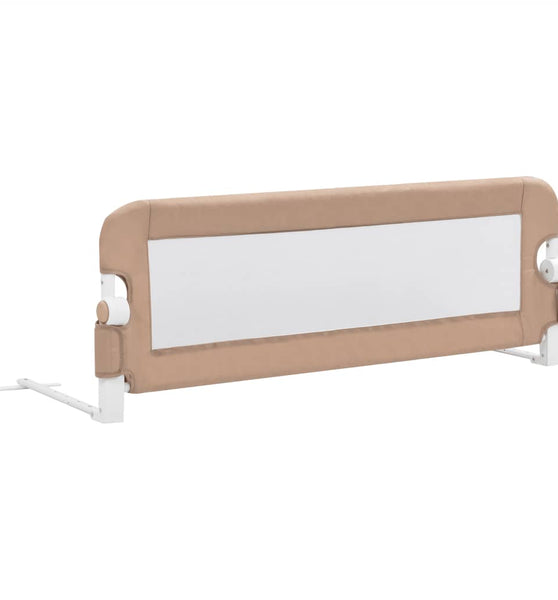 Kleinkind-Bettschutzgitter Taupe 120x42 cm Polyester