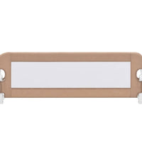 Kleinkind-Bettschutzgitter Taupe 120x42 cm Polyester