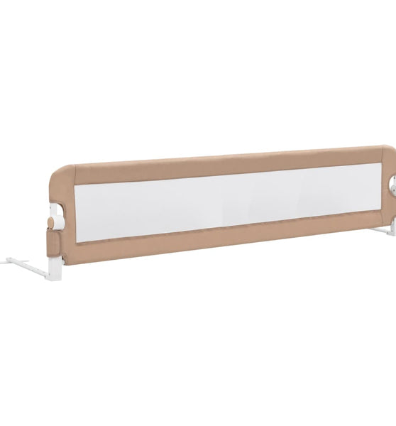 Kleinkind-Bettschutzgitter Taupe 180x42 cm Polyester