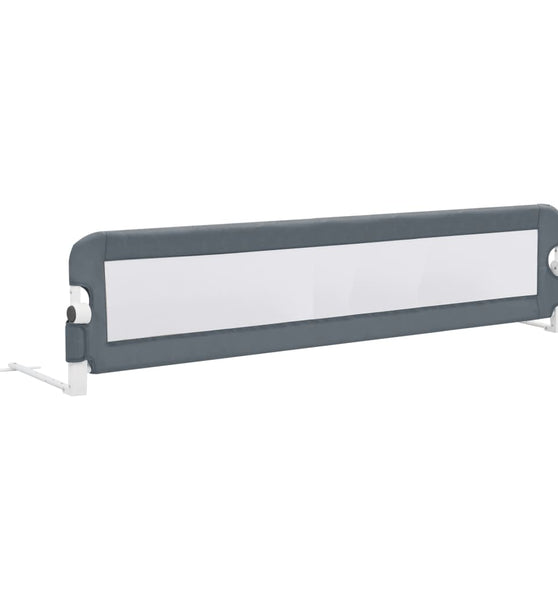 Kleinkind-Bettschutzgitter Grau 180x42 cm Polyester