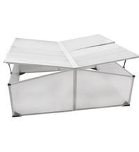 Frühbeet mit 4 Deckeln