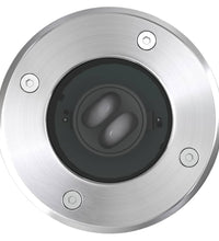 Bodenstrahler Bodenlampe Bodeneinbauleuchten rund 3er Set