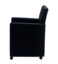 Esszimmerstühle 2 Stk. Schwarz Kunstleder