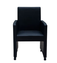Esszimmerstühle 2 Stk. Schwarz Kunstleder