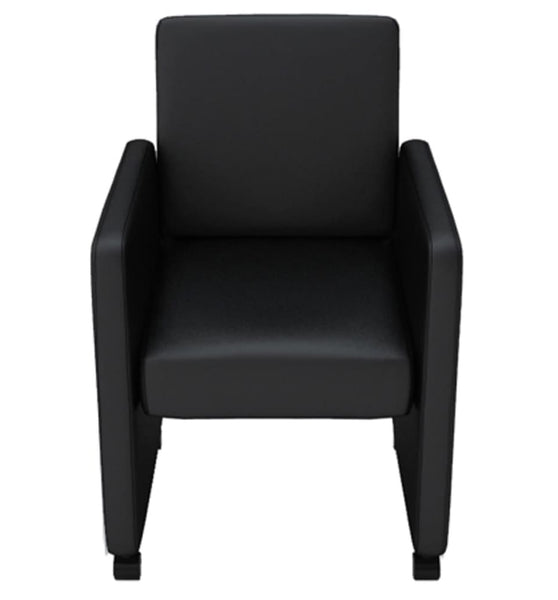 Esszimmerstühle 4 Stk. Schwarz Kunstleder