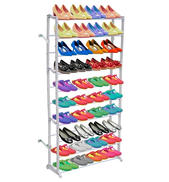 Schuhregal für 40 Paar Schuhe Schuhschrank 140cm