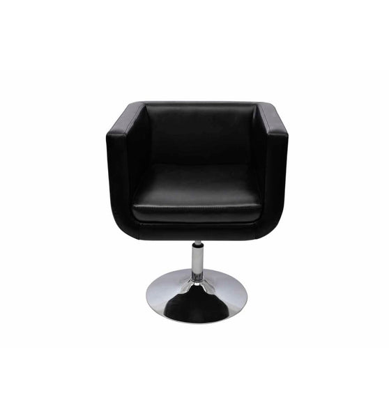 Barsessel 2 Stk. Kunstleder Schwarz